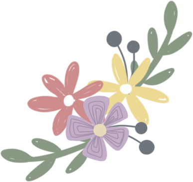Flowers Flat Illustration